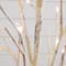 4ft. Pre-Lit Birch Artificial Christmas Tree, Warm White LED Lights